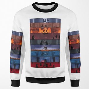 Sw 1 8 All-over-print Unisex Sweatshirt