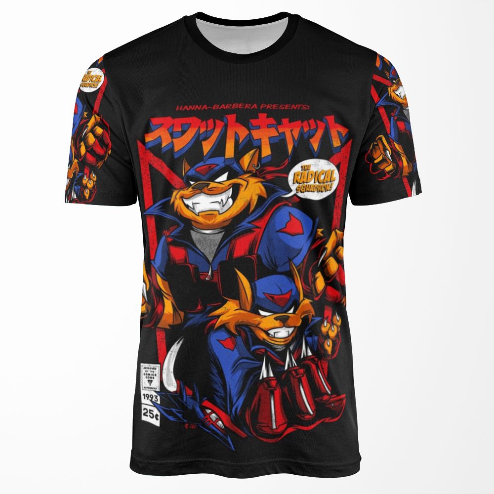 Swat Kats All-over-print T-shirt