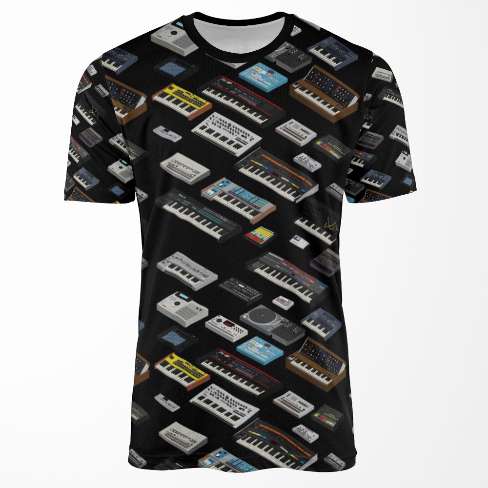 Synthesizer Fan Collection All-over-print T-shirt