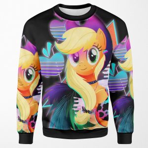 Synthwave Applejack All-over-print Unisex Sweatshirt