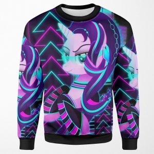 Synthwave Starlight Glimmer All-over-print Unisex Sweatshirt