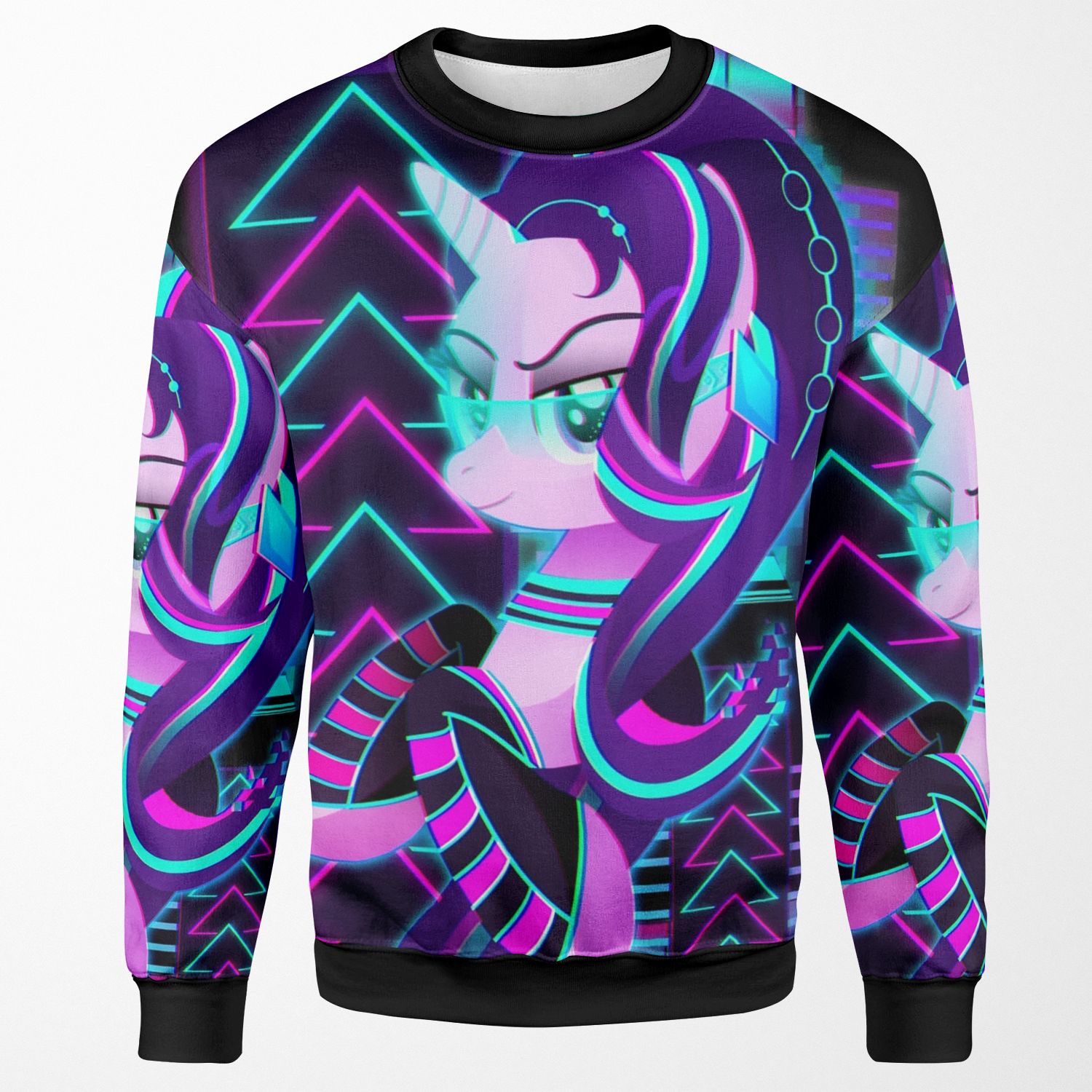 Synthwave Starlight Glimmer All-over-print Unisex Sweatshirt