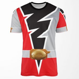 T Rex Fury Red Rangers Dino Fury All-over-print T-shirt