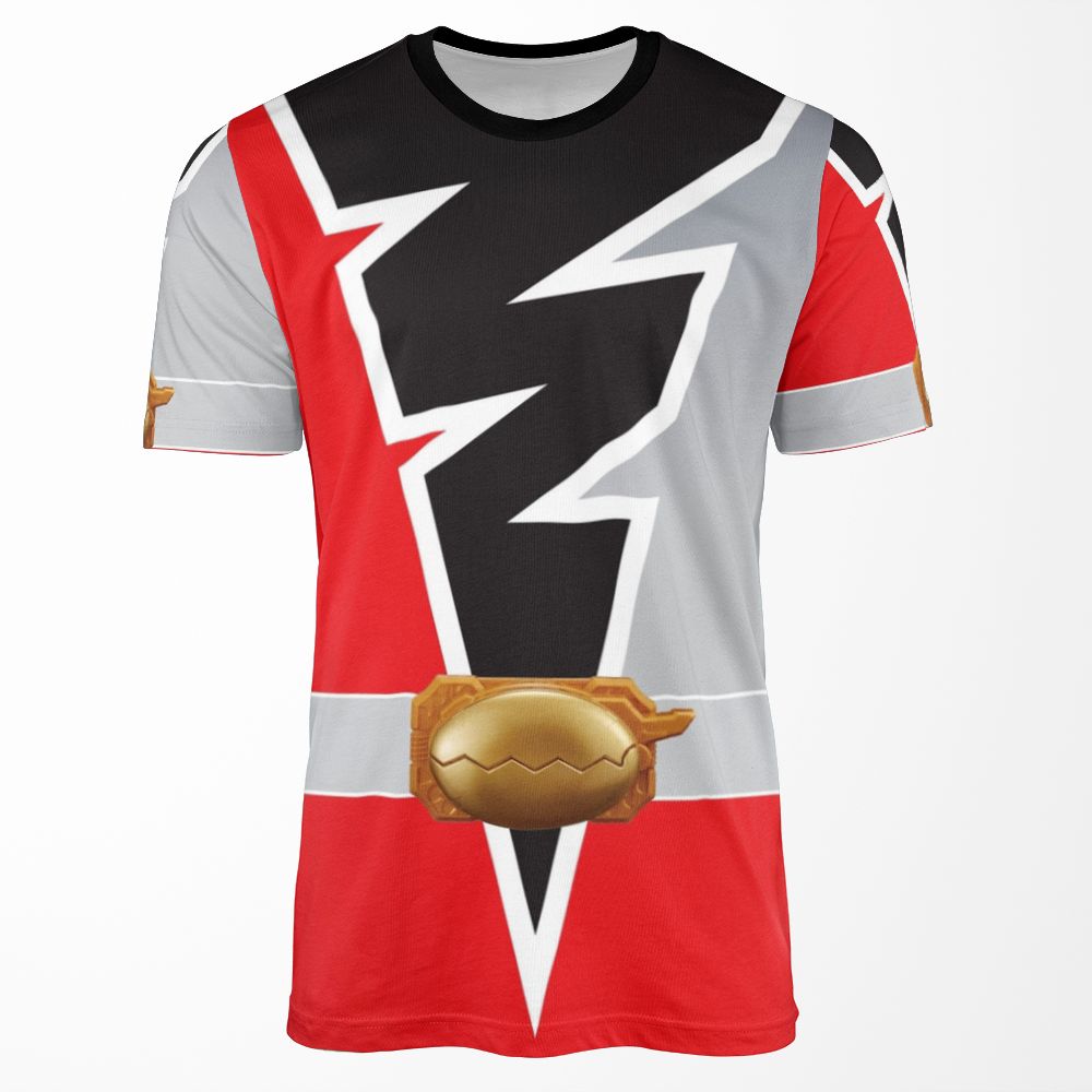 T Rex Fury Red Rangers Dino Fury All-over-print T-shirt