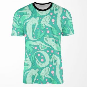Tails Of The Deep All-over-print T-shirt