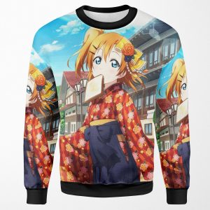 Taisho Romance Honoka Kousaka All-over-print Unisex Sweatshirt