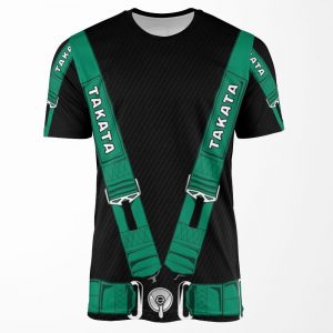 Takata Racing Carbon All-over-print T-shirt