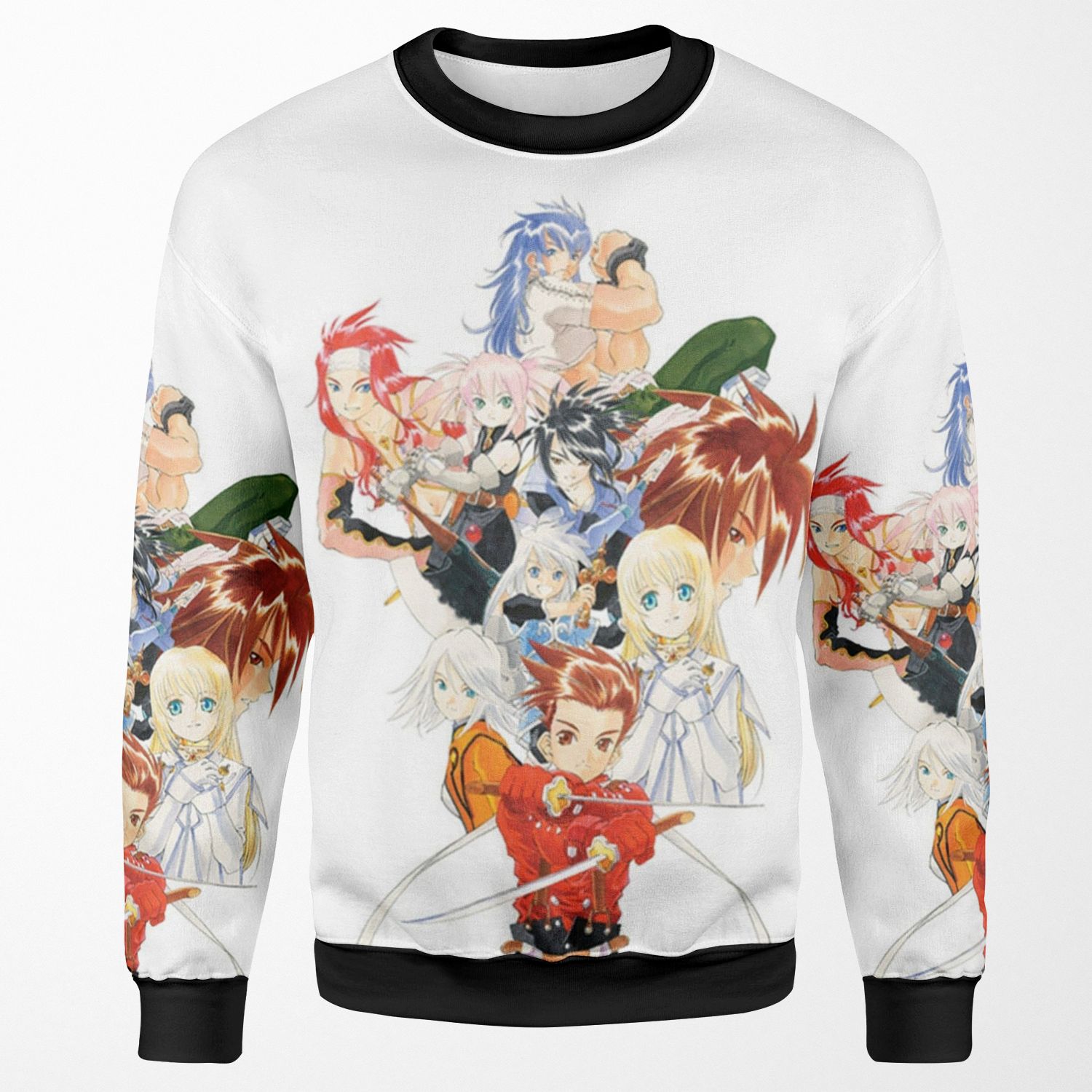 Tales Of Symphonia T Shirt Coverart No Logo Version All-over-print Unisex Sweatshirt