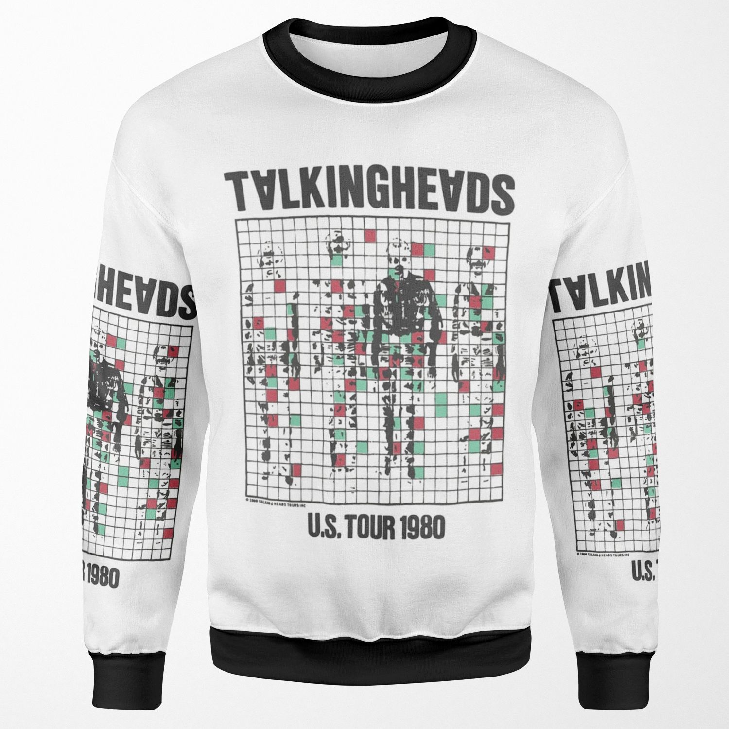 Talking Heads Inspired Tour Tee All-over-print Unisex Sweatshirt