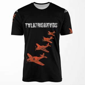 Talking Heads Planes Distressed All-over-print T-shirt