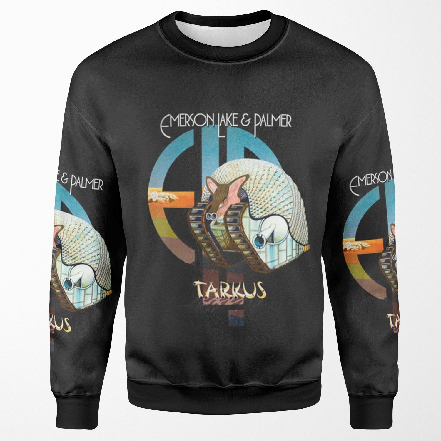 Tarkus Elp Emerson Lake And Palmer All-over-print Unisex Sweatshirt
