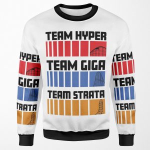 Team Hyper Giga Strata All-over-print Unisex Sweatshirt