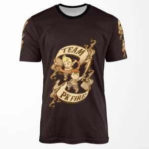 Team Pk Fire All-over-print T-shirt