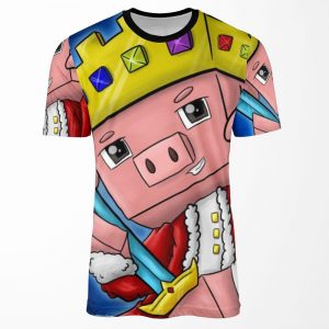Technoblade King Merch All-over-print T-shirt
