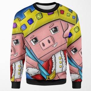 Technoblade King Merch All-over-print Unisex Sweatshirt