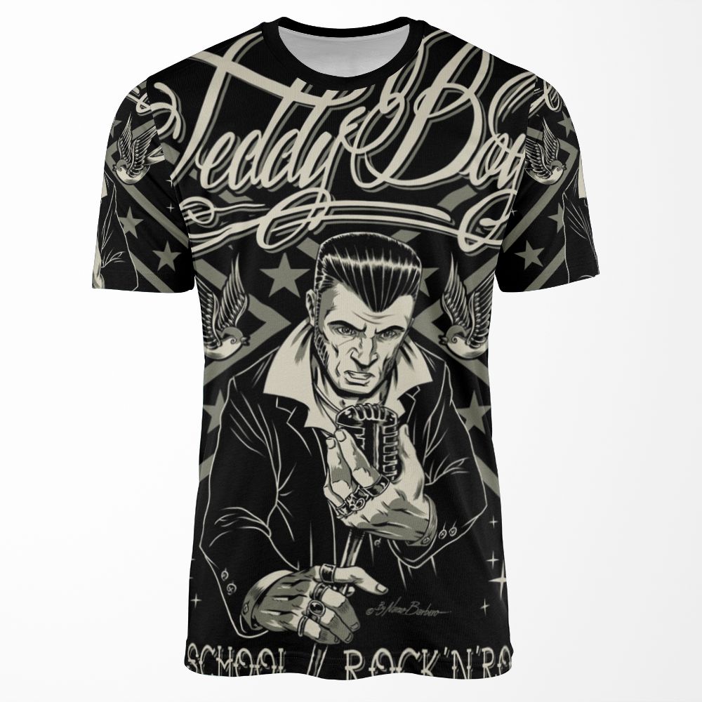 Teddy Boy Old School All-over-print T-shirt