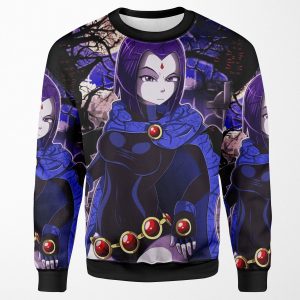 Teen Titans Raven All-over-print Unisex Sweatshirt
