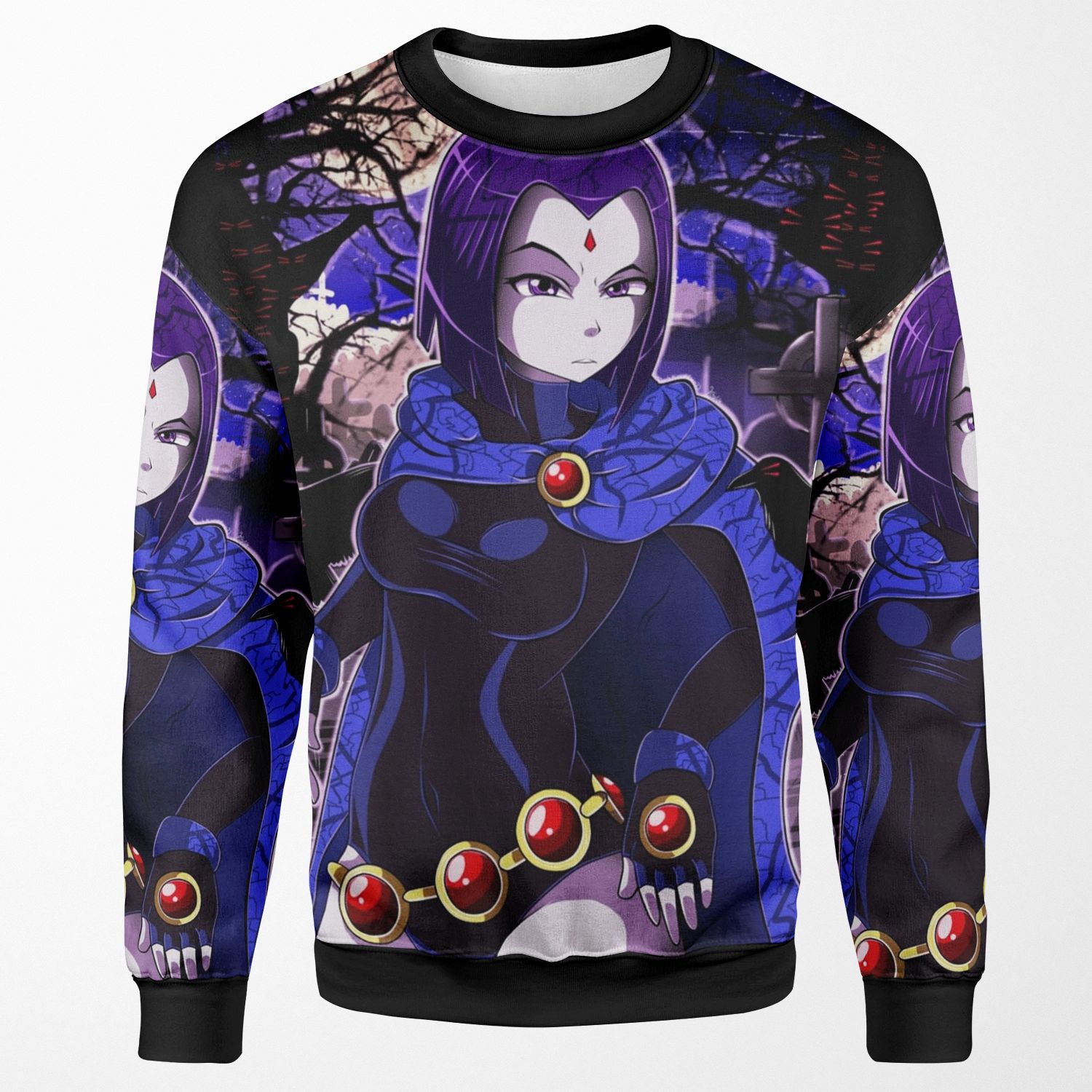 Teen Titans Raven All-over-print Unisex Sweatshirt