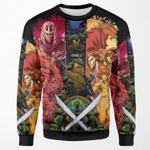 Teenage Mutant Ninja Turtle Cast All-over-print Unisex Sweatshirt