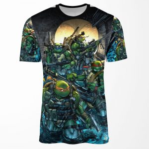 Teenage Mutant Ninja Turtles Navy Seals All-over-print T-shirt