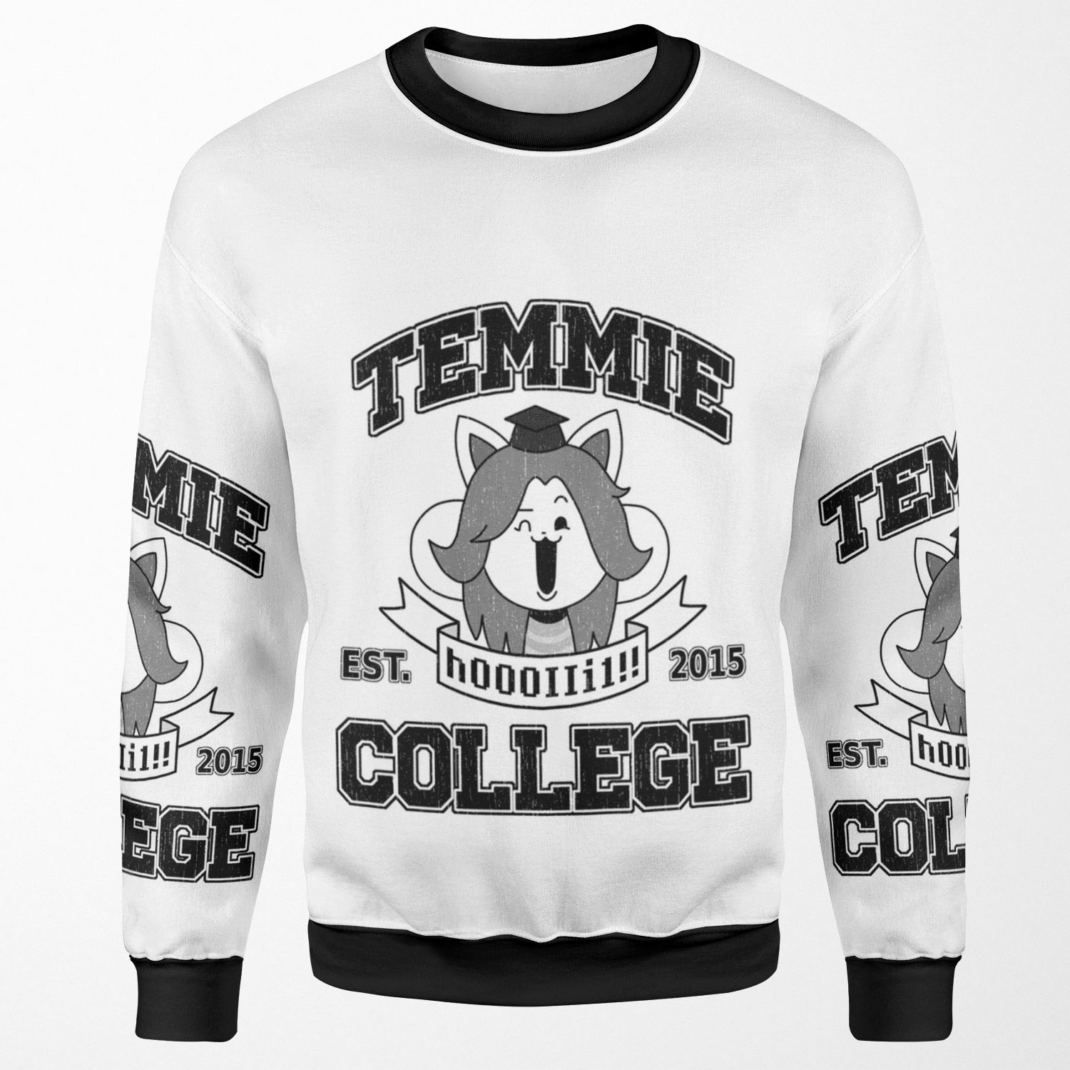 Temmie College All-over-print Unisex Sweatshirt