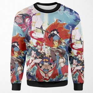 Tengen Toppa Gurren Lagann All-over-print Unisex Sweatshirt