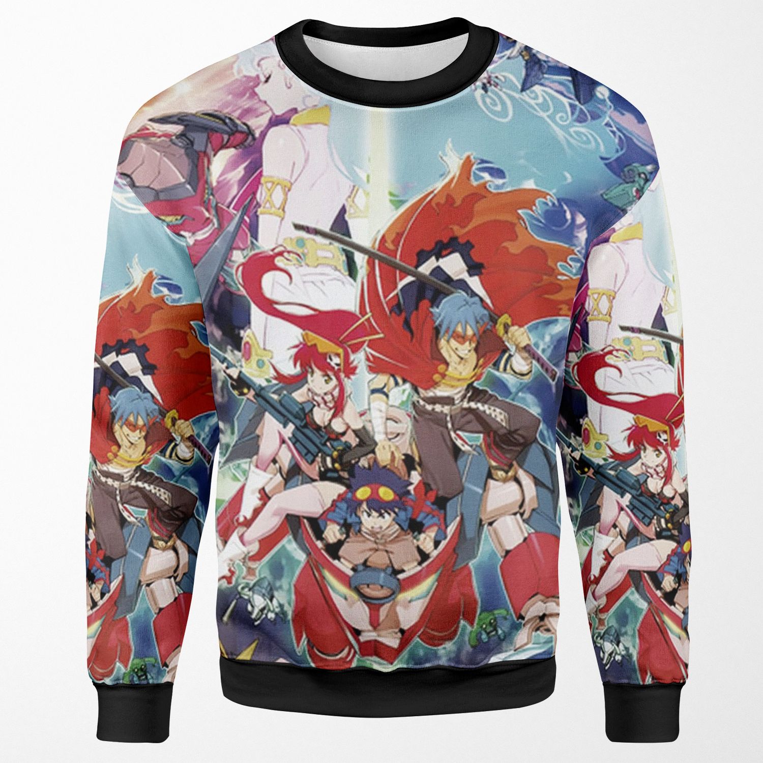 Tengen Toppa Gurren Lagann All-over-print Unisex Sweatshirt
