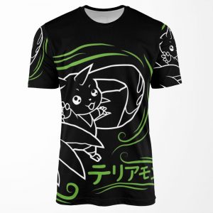 Terriermon Digimon Tamers Alt Color All-over-print T-shirt