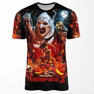 Terrifier 2 Horror Movie Poster All-over-print T-shirt