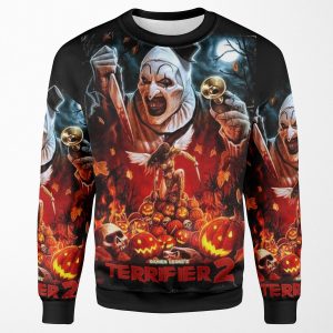 Terrifier 2 Horror Movie Poster All-over-print Unisex Sweatshirt