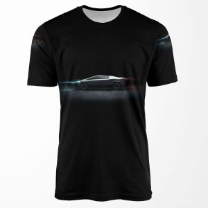 Tesla New Cybertruck In The Dark All-over-print T-shirt