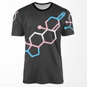 Testosterone Chemical Bond All-over-print T-shirt