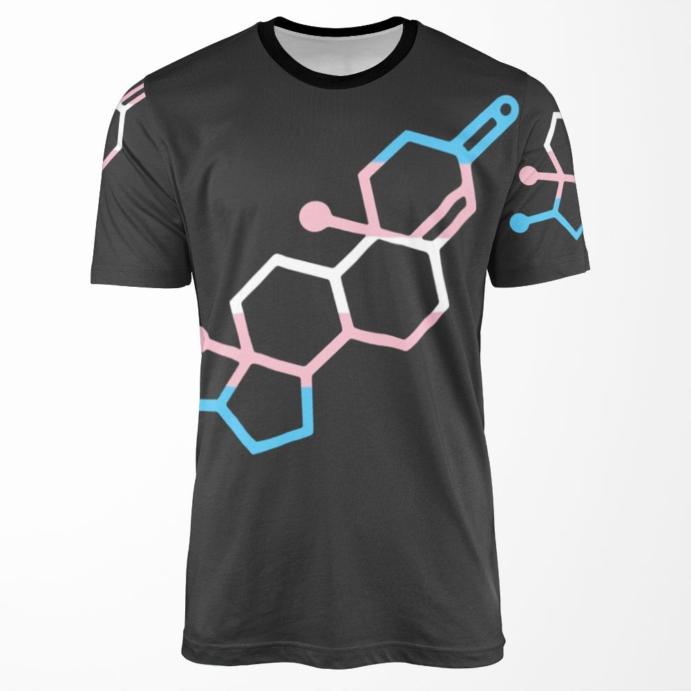 Testosterone Chemical Bond All-over-print T-shirt