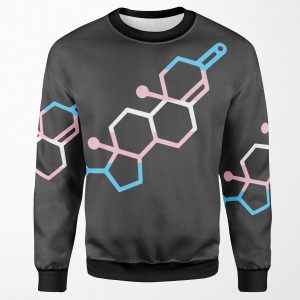 Testosterone Chemical Bond All-over-print Unisex Sweatshirt