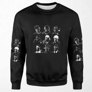 Tf2 Mercenaries All-over-print Unisex Sweatshirt