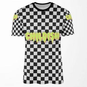 Tgfbro Childish B And W Design All-over-print T-shirt