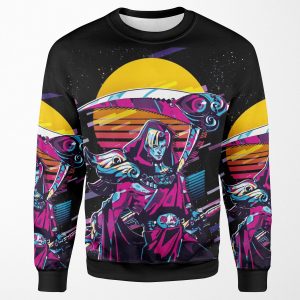 Thanatos Hades 80S Retro All-over-print Unisex Sweatshirt
