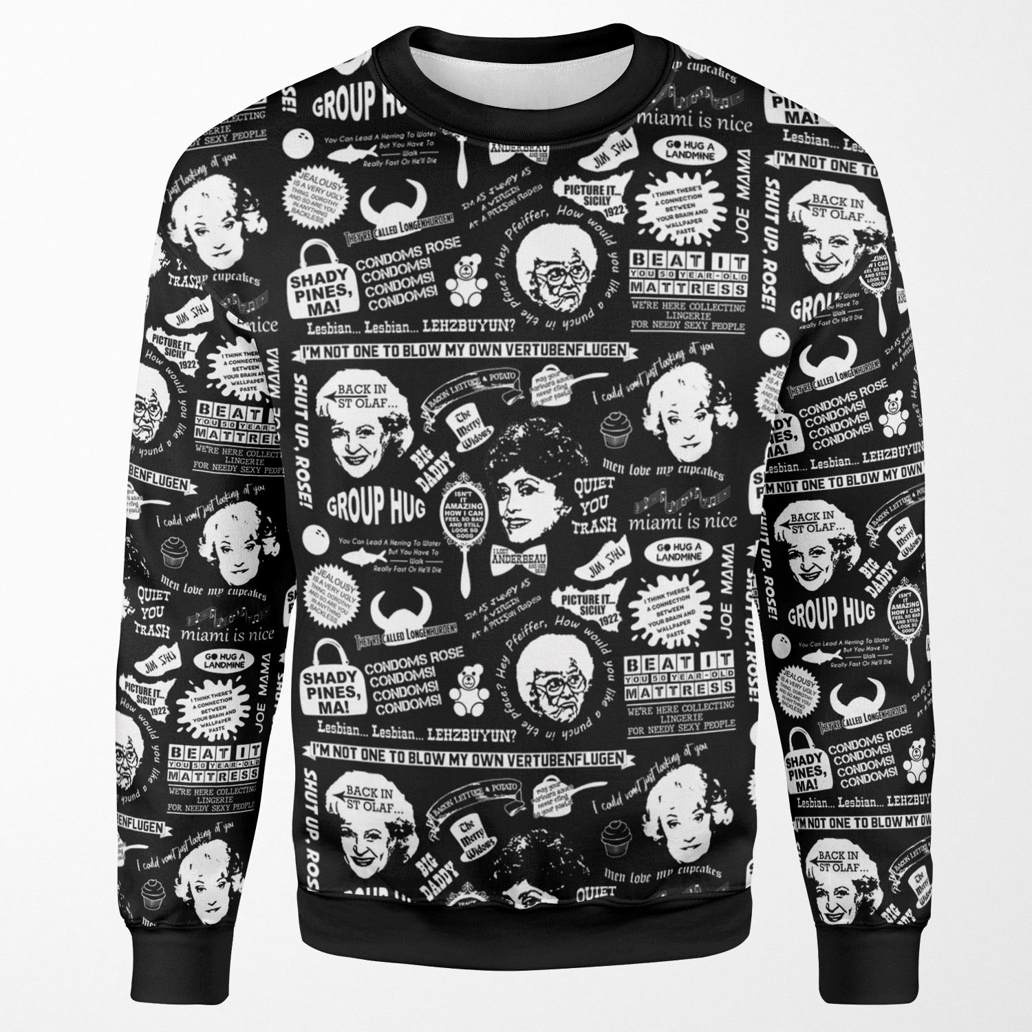 Thank You For Being A Friend All-over-print Unisex Sweatshirt