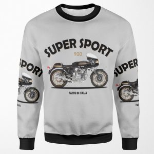 The 900 Super Sport Classic Motorcycle All-over-print Unisex Sweatshirt
