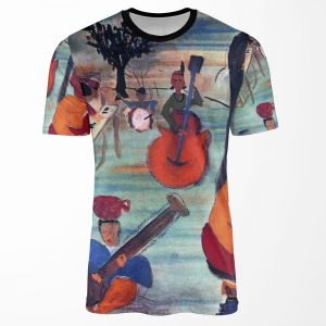 The Band Music From Big Pink Album Cover All-over-print T-shirt