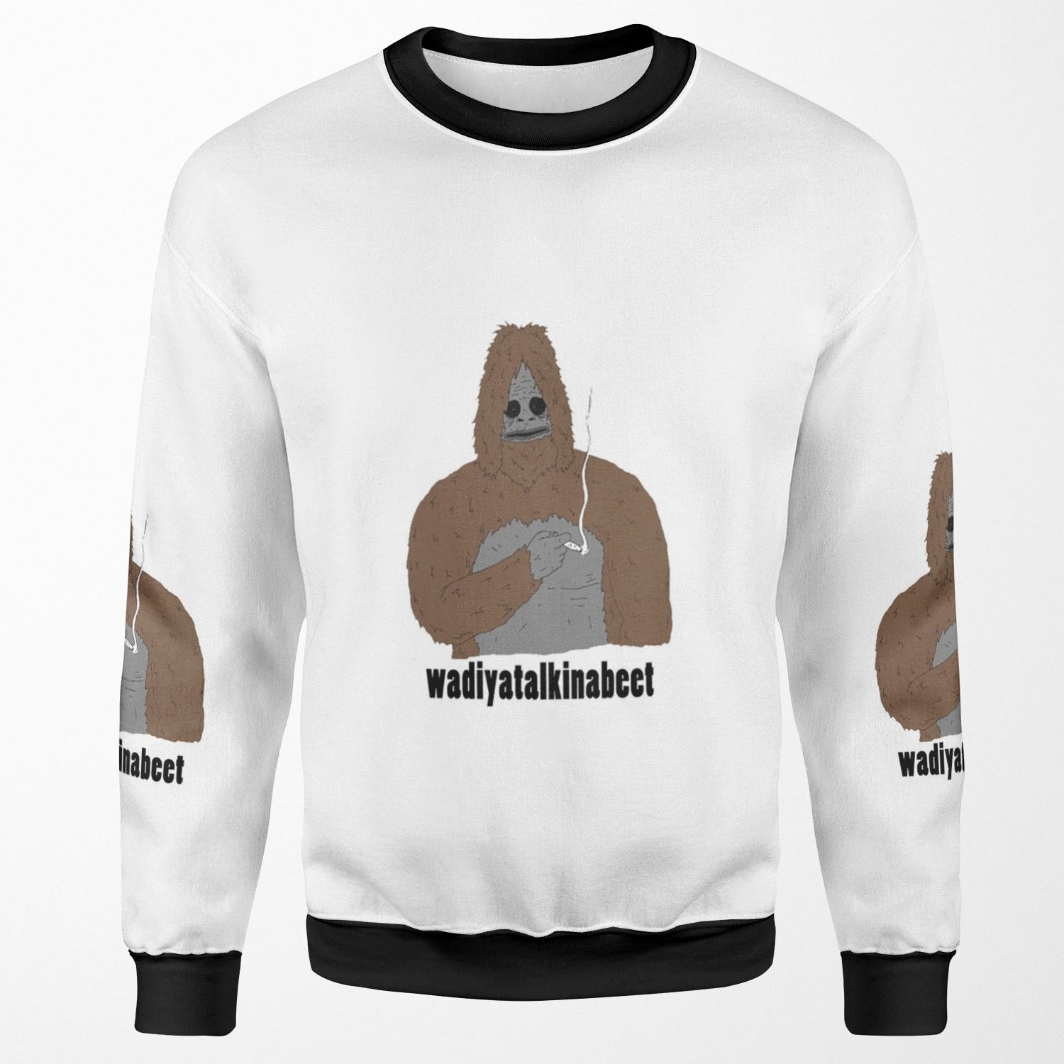 The Big Lez Show Sasquatch All-over-print Unisex Sweatshirt