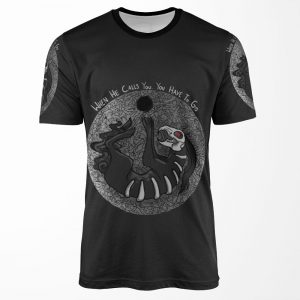 The Black Rabbit All-over-print T-shirt