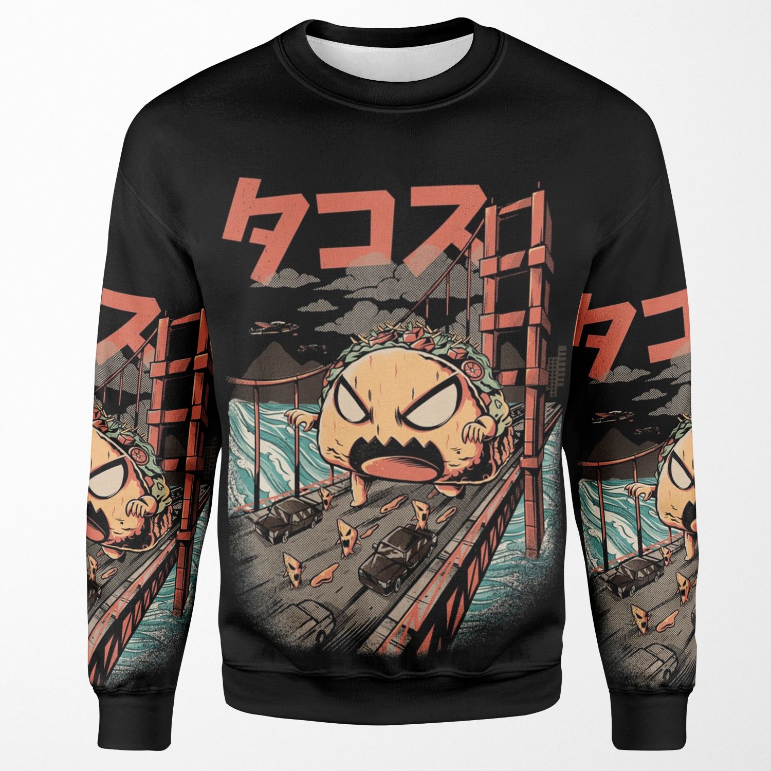 The Black Takaiju All-over-print Unisex Sweatshirt