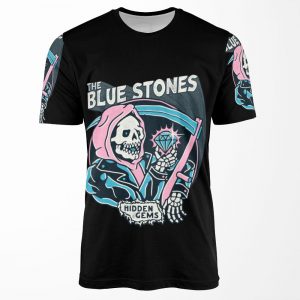 The Blue Stones Hidden Gems Logo All-over-print T-shirt