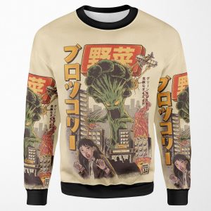 The Broccozilla All-over-print Unisex Sweatshirt