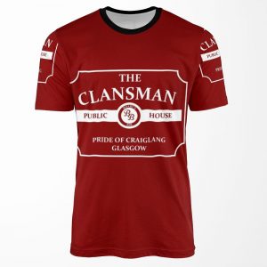 The Clansman Pub All-over-print T-shirt