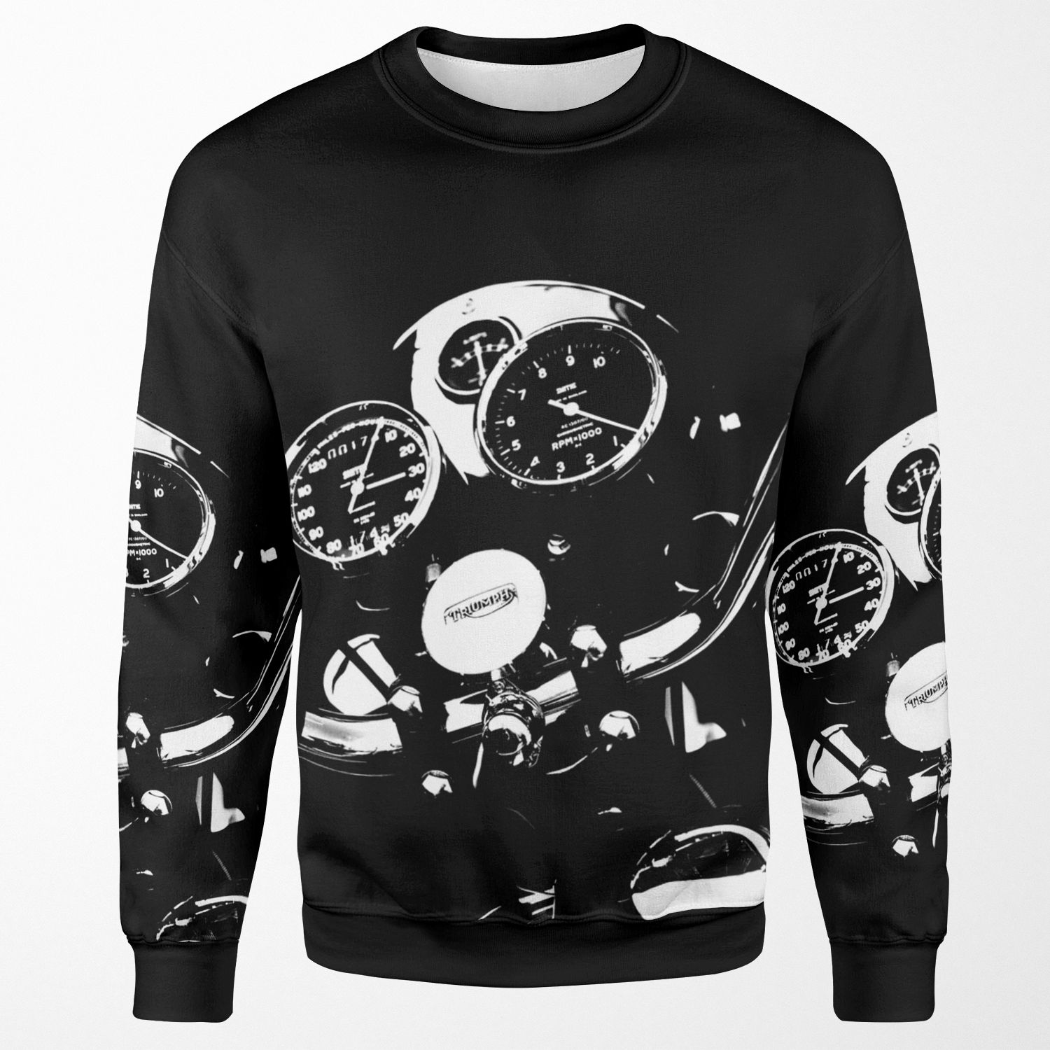 The Classic British Motorcycle All-over-print Unisex Sweatshirt