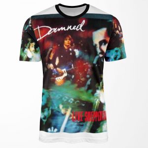 The Damned Live Punk Rock All-over-print T-shirt