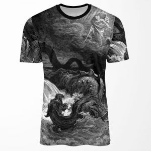 The Defeat Of Leviathan Gustave Dore All-over-print T-shirt