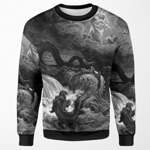 The Defeat Of Leviathan Gustave Dore All-over-print Unisex Sweatshirt